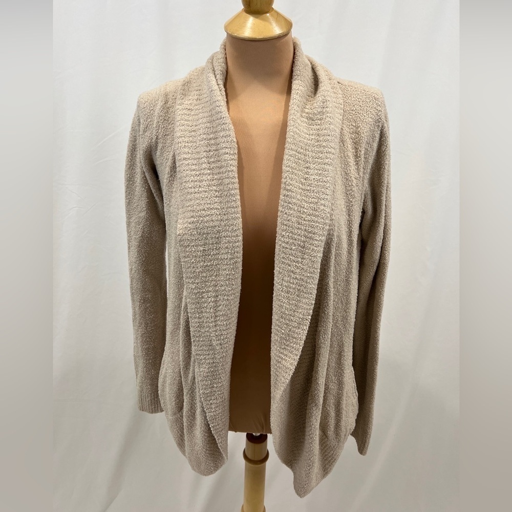 Barefoot Dreams Women's Cozy Chic Lite Circle Cardigan Sweater Size XS/S‎ Beige